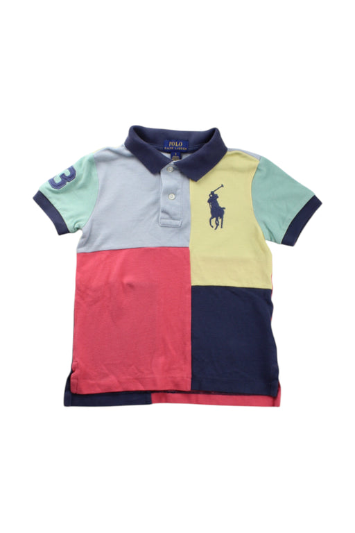 A Multicolour Short Sleeve Polos from Polo Ralph Lauren in size 3T for boy. (Front View)