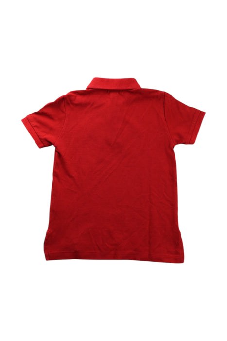 A Red Short Sleeve Polos from Polo Ralph Lauren in size 4T for boy. (Back View)