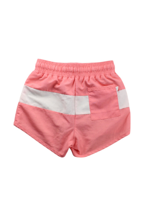 A Pink Swim Shorts from Minnow in size 3T for boy. (Back View)