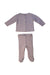 A Taupe Pants Sets from Jacadi in size 0-3M for girl. (Front View)