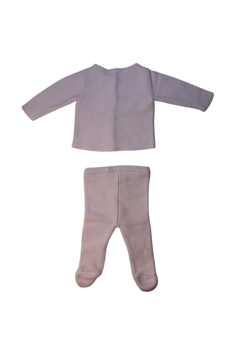 A Taupe Pants Sets from Jacadi in size 0-3M for girl. (Back View)