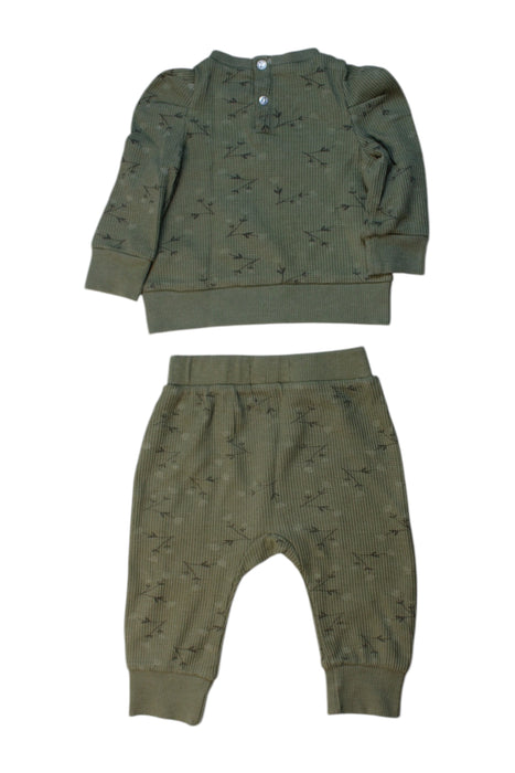 A Green Pants Sets from 7 For All Mankind in size 6-12M for girl. (Back View)