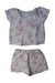 A Multicolour Shorts Sets from The Little White Company in size 2T for girl. (Front View)