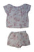 A Multicolour Shorts Sets from The Little White Company in size 2T for girl. (Back View)