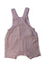 A Pink Overall Shorts from Country Road in size 0-3M for girl. (Back View)