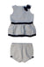 A White Skirt Sets from Janie & Jack in size 0-3M for girl. (Front View)