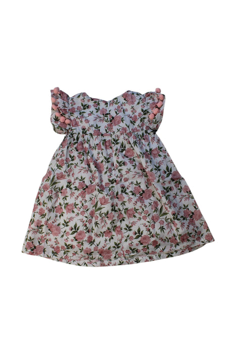 A Multicolour Sleeveless Dresses from Sea Apple in size 3-6M for girl. (Back View)
