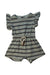 A Blue Short Sleeve Rompers from 1 + in the family in size 3-6M for girl. (Front View)