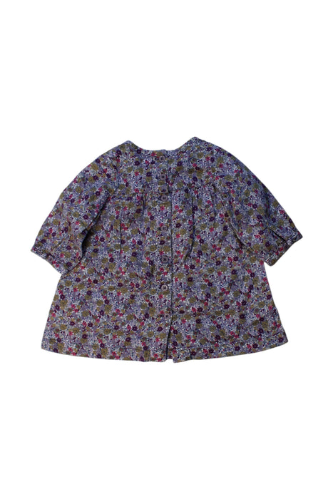 A Multicolour Short Sleeve Dresses from Petit Bateau in size 0-3M for girl. (Back View)