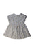 A Grey Short Sleeve Dresses from Buho in size 3-6M for girl. (Front View)