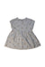 A Grey Short Sleeve Dresses from Buho in size 3-6M for girl. (Back View)