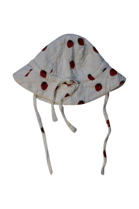 A White Sun Hats from Nature Baby in size O/S for girl. (Back View)