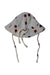 A White Sun Hats from Nature Baby in size O/S for girl. (Back View)