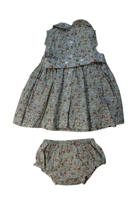 A Multicolour Dress Sets from Question Everything in size 3-6M for girl. (Back View)
