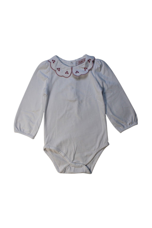 A White Long Sleeve Bodysuits from Confiture in size 18-24M for girl. (Front View)