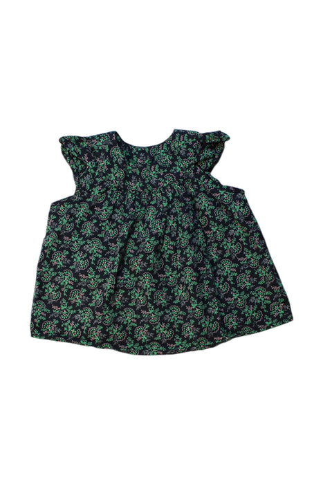 A Green Sleeveless Dresses from Bonpoint in size 12-18M for girl. (Front View)