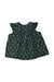A Green Sleeveless Dresses from Bonpoint in size 12-18M for girl. (Front View)