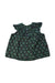 A Green Sleeveless Dresses from Bonpoint in size 12-18M for girl. (Back View)