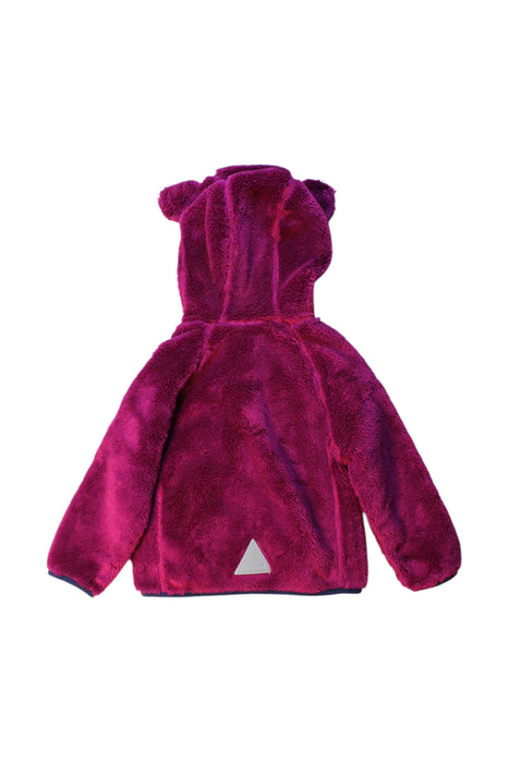 A Burgundy Hooded Sweatshirts from L.L.Bean in size 12-18M for girl. (Back View)