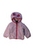 A Pink Puffer/Quilted Coats & Outerwear from The North Face in size 6-12M for girl. (Front View)