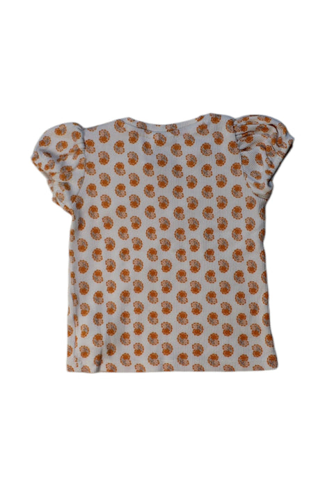 A White Short Sleeve Tops from Seed in size 6-12M for girl. (Back View)