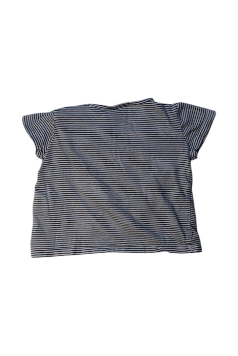 A Blue Short Sleeve Tops from Seed in size 6-12M for girl. (Back View)