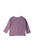 A Purple Long Sleeve Tops from Seed in size 2T for girl. (Back View)