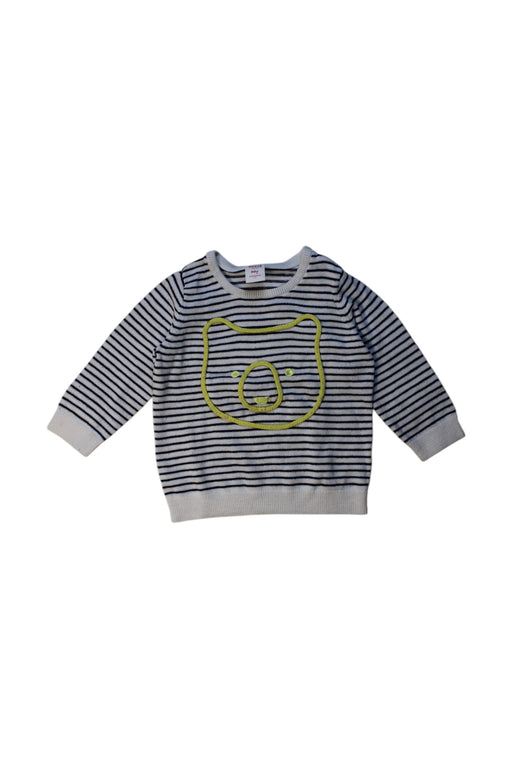 A Navy Sweatshirts from Seed in size 12-18M for neutral. (Front View)