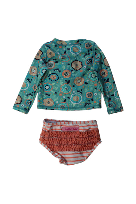 A Multicolour Swim Sets from RuffleButts in size 18-24M for girl. (Back View)