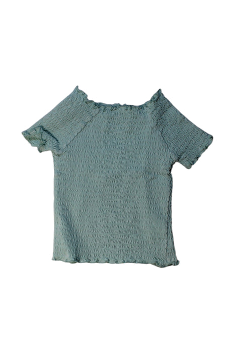 A Blue Short Sleeve Tops from Seed in size 3T for girl. (Front View)