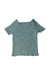 A Blue Short Sleeve Tops from Seed in size 3T for girl. (Back View)