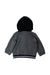 A Grey Hooded Sweatshirts from Jacadi in size 6-12M for boy. (Back View)