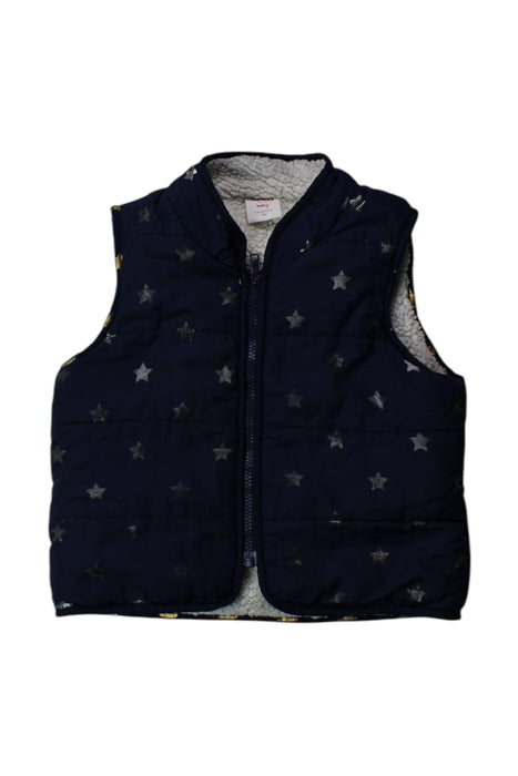 A Navy Outerwear Vests from Seed in size 3-6M for boy. (Front View)