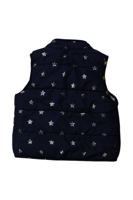 A Navy Outerwear Vests from Seed in size 3-6M for boy. (Back View)