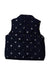 A Navy Outerwear Vests from Seed in size 3-6M for boy. (Back View)