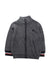 A Grey Zippered Sweatshirts from Mayoral in size 3T for neutral. (Front View)