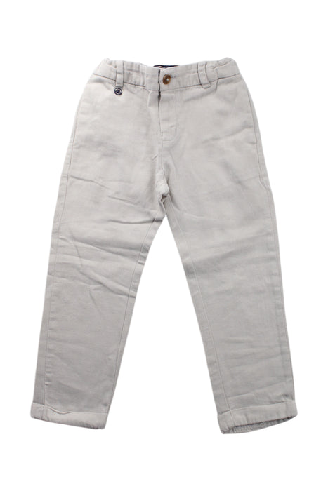 A Beige Casual Pants from Mayoral in size 3T for boy. (Front View)