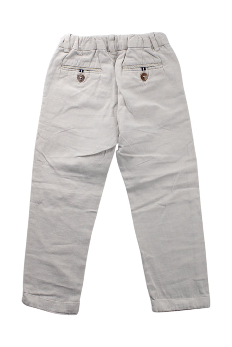 A Beige Casual Pants from Mayoral in size 3T for boy. (Back View)