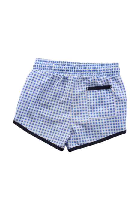 A Blue Swim Shorts from Minnow in size 3T for boy. (Back View)