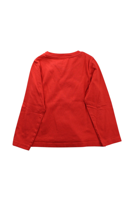 A Red Long Sleeve T Shirts from Jacadi in size 4T for neutral. (Back View)