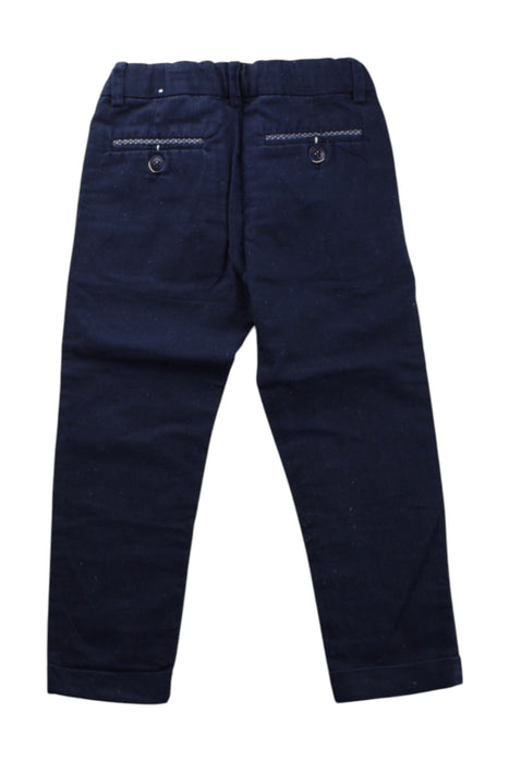 A Navy Casual Pants from Mayoral in size 3T for boy. (Back View)