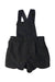 A Black Overall Shorts from Jacadi in size 2T for girl. (Front View)