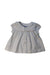 A White Short Sleeve Dresses from Jacadi in size 12-18M for girl. (Front View)