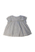 A White Short Sleeve Dresses from Jacadi in size 12-18M for girl. (Back View)