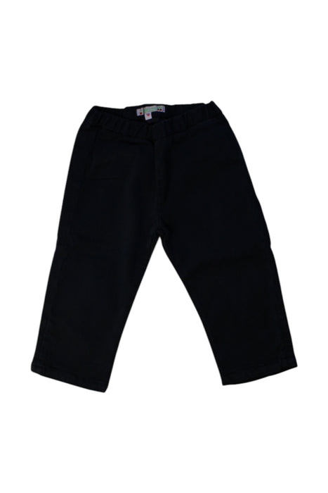A Black Casual Pants from Bonpoint in size 12-18M for girl. (Front View)