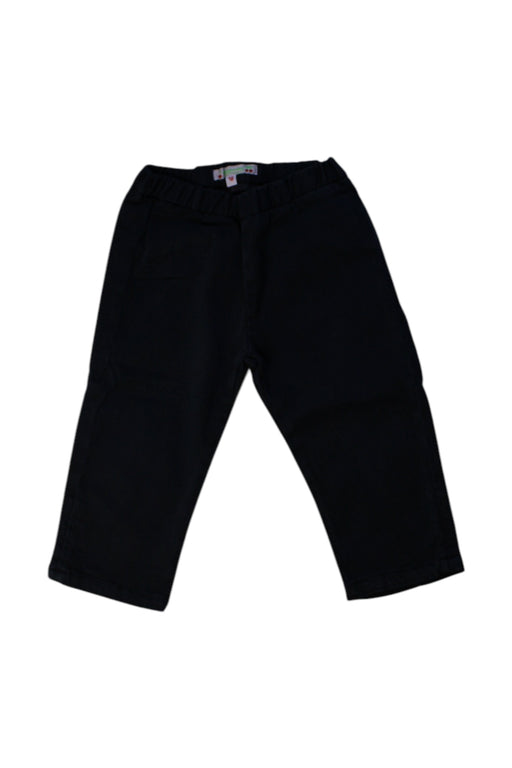 A Black Casual Pants from Bonpoint in size 12-18M for girl. (Front View)