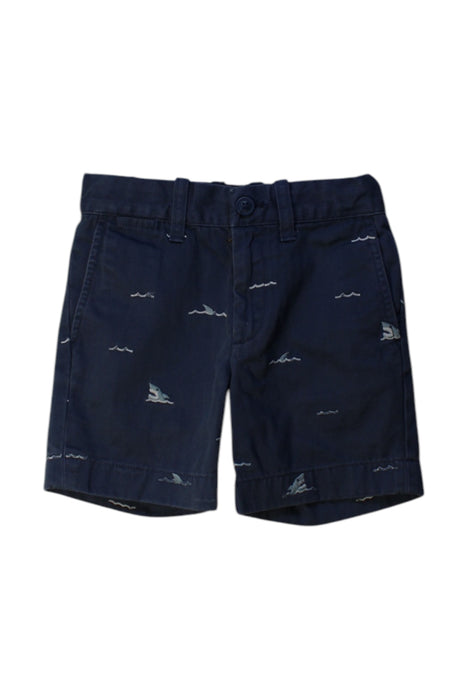 A Navy Shorts from Crewcuts in size 2T for boy. (Front View)