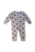 A White Onesies from Petit Bateau in size 2T for girl. (Front View)