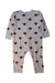 A White Onesies from Petit Bateau in size 2T for girl. (Back View)