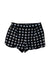A Black Shorts from Jacadi in size 6-12M for girl. (Front View)